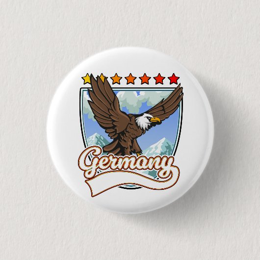 Deutschland Reise-Patch Button (Vorderseite)