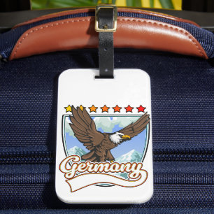Deutschland Reise-Patch Gepäckanhänger