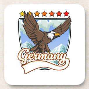 Deutschland Reise-Patch Getränkeuntersetzer