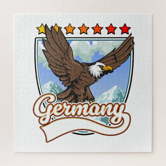 Deutschland Reise-Patch Puzzle (Vertikal)