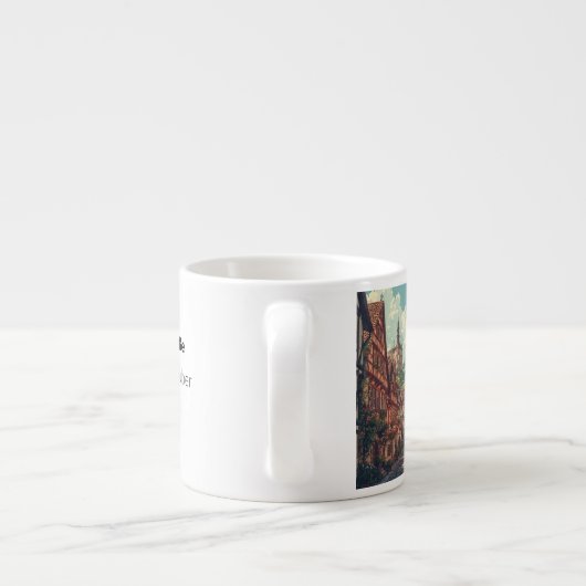 Deutschland-Reise-Tasse - Romantische Straße Espressotasse (Rückseite)