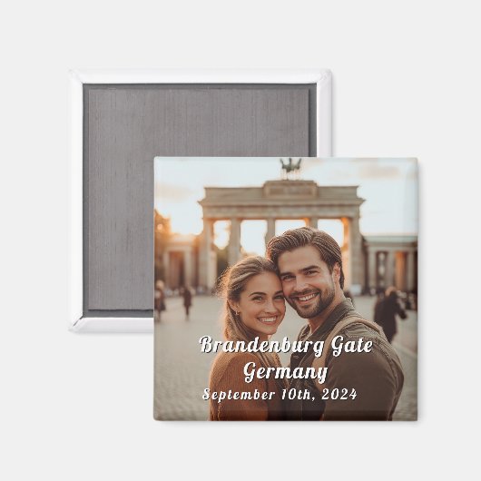 Deutschland Reisen Custom Foto Souvenir Magnet (Vorderseite/Rückseite)