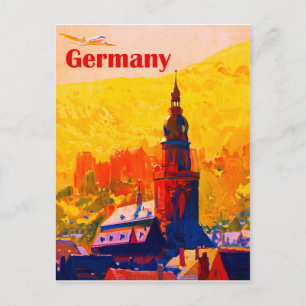Deutschland, Reisen in die Vergangenheit Postkarte