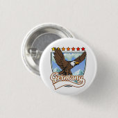 Deutschland Reisepflaster Button (Vorne & Hinten)