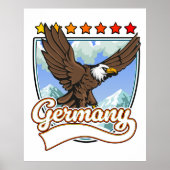 Deutschland Reisepflaster Poster (Vorne)