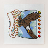 Deutschland Reisepflaster Puzzle (Horizontal)