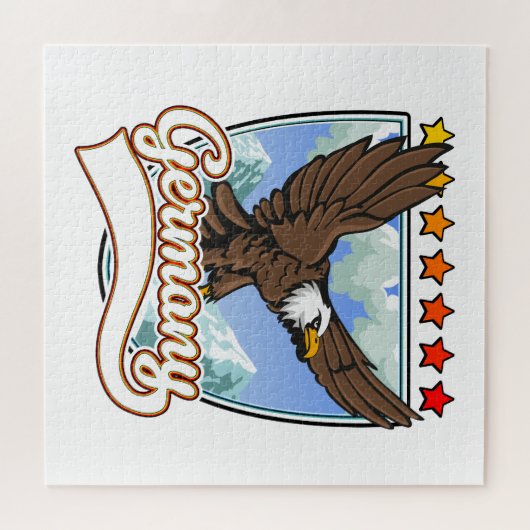 Deutschland Reisepflaster Puzzle (Horizontal)