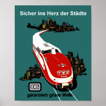 Deutschland Reiseplakat