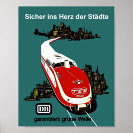 Deutschland Reiseplakat Poster