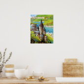 Deutschland Reiseplakat  Poster (Küche)