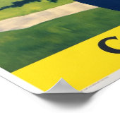 Deutschland Reiseplakat Poster (Ecke)
