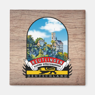Deutschland Reutlingen Vintage souvenir Magnet