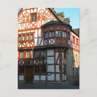 Deutschland, Rheinland, Rhein, Fachwerkhäuser 8 Postkarte