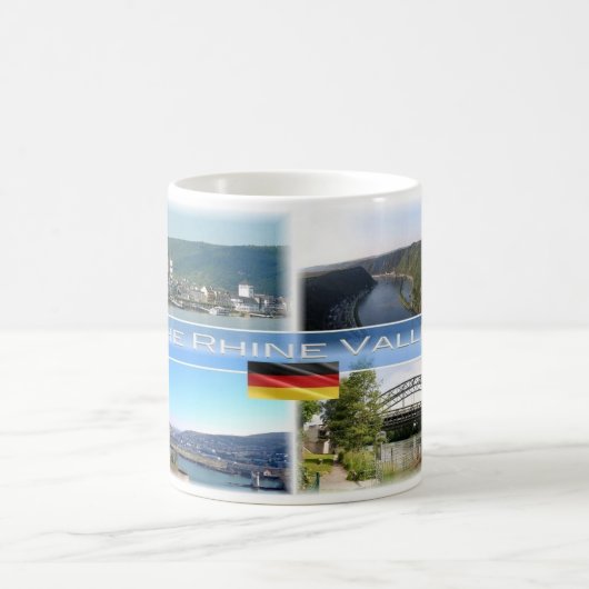 Deutschland - Rheintal Kaffeetasse (Mittel)