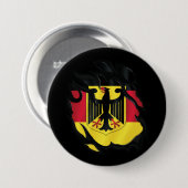 Deutschland Rippfahne Button (Vorne & Hinten)