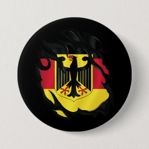 Deutschland Rippfahne Button