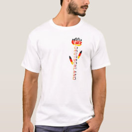 Deutschland - Rose der deutschen Flagge T-Shirt