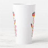 Deutschland Rose der Flaggen Personalisiert Große Milchtasse (Vorderseite)