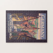 Deutschland Rothenburg ob der Tauber Illustration Puzzle (Horizontal)