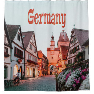 Deutschland Ruhenhäuser Duschvorhang