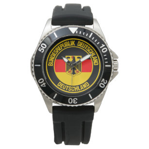 Deutschland Runde Emblem Armbanduhr