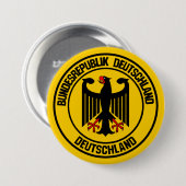 Deutschland Runde Emblem Button (Vorne & Hinten)