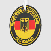 Deutschland Runde Emblem Ornament (Vorderseite)