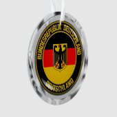 Deutschland Runde Emblem Ornament (Vorderseite)