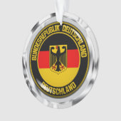 Deutschland Runde Emblem Ornament (Vorderseite)