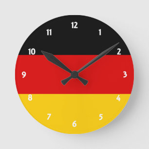 Deutschland Runde Wanduhr
