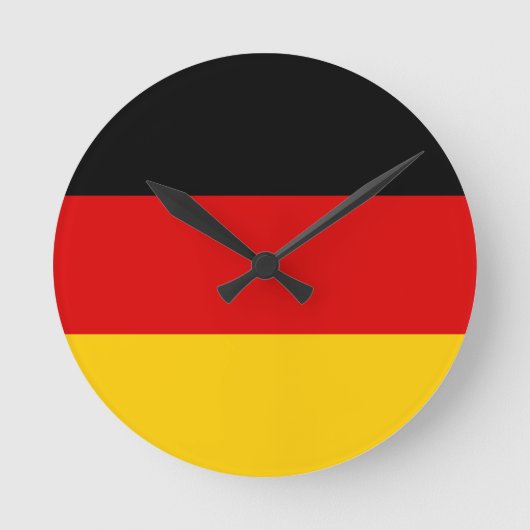 Deutschland Runde Wanduhr (Vorderseite)