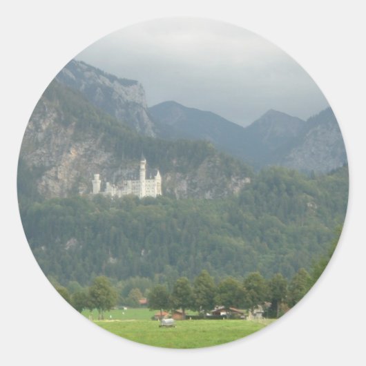 Deutschland Runder Aufkleber (Vorderseite)