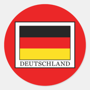 Deutschland Runder Aufkleber
