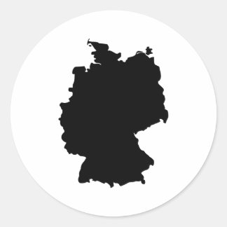 Deutschland Runder Aufkleber