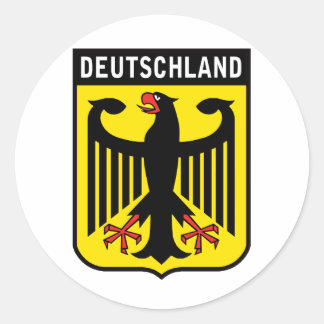 Deutschland Runder Aufkleber
