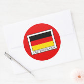 Deutschland Runder Aufkleber (Umschlag)