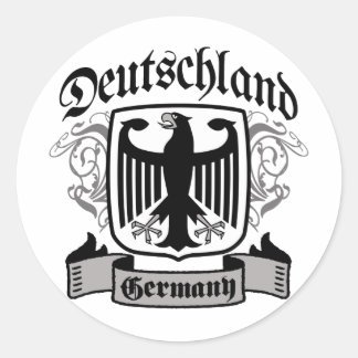 Deutschland Runder Aufkleber