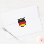 Deutschland Runder Aufkleber (Umschlag)