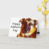 DEUTSCHLAND SCHEPHERD VATER TAG  KARTE (Gelbe Blume)