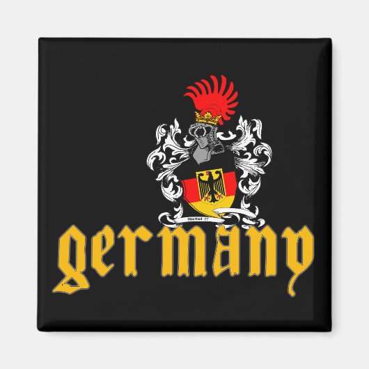 Deutschland-Schild-Magnet Magnet (Vorne)