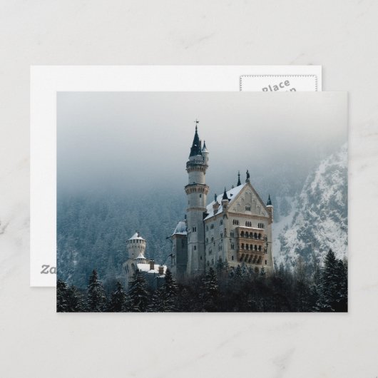 Deutschland Schloss Neuschwanstein Postkarte (Vorne/Hinten)
