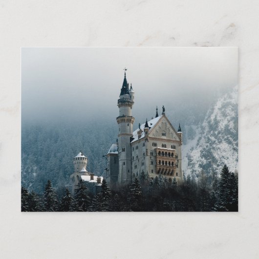 Deutschland Schloss Neuschwanstein Postkarte (Vorderseite)