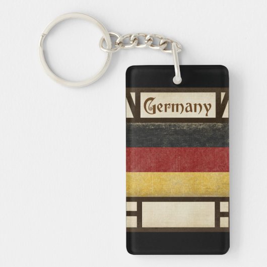 Deutschland Schlüsselkette Souvenir Schlüsselanhänger (Vorderseite)