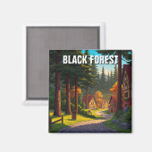 Deutschland Schwarzwaldreisen Magnet (Vorderseite/Rückseite)