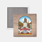 Deutschland Schweinfurt Vintage souvenir Magnet (Vorderseite/Rückseite)