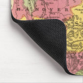 Deutschland, Schweiz und Norditalien Mousepad (Ecke)