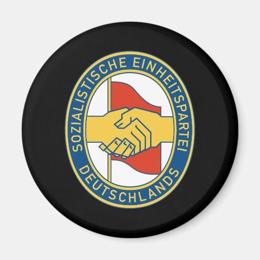 Deutschland SED - Deutsches sozialistisches Party Magnet (Vorne)