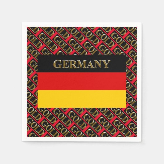 DEUTSCHLAND SERVIETTE (Vorderseite)