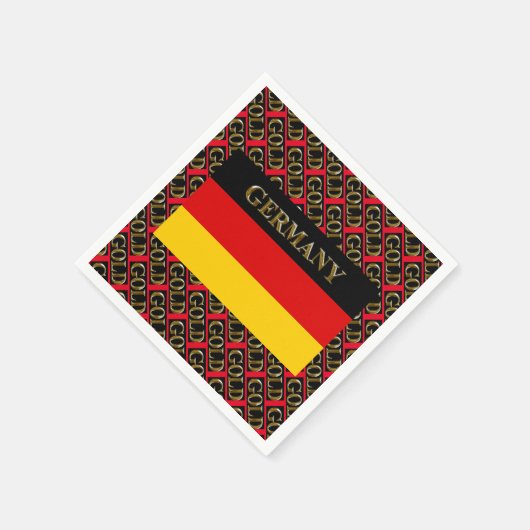 DEUTSCHLAND SERVIETTE (Ecke)