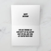 DEUTSCHLAND SHEPARD SAGT "GLÜCKLICH 40." KARTE (Innenseite)